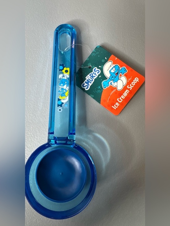 The Smurfs Other - The Smurfs Blue silicone Ice Cream Scoop with Character Art novelty smurfette
